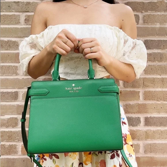 kate spade green leather dress Fitted Satin Slip Dress – Urbanheer main image 0